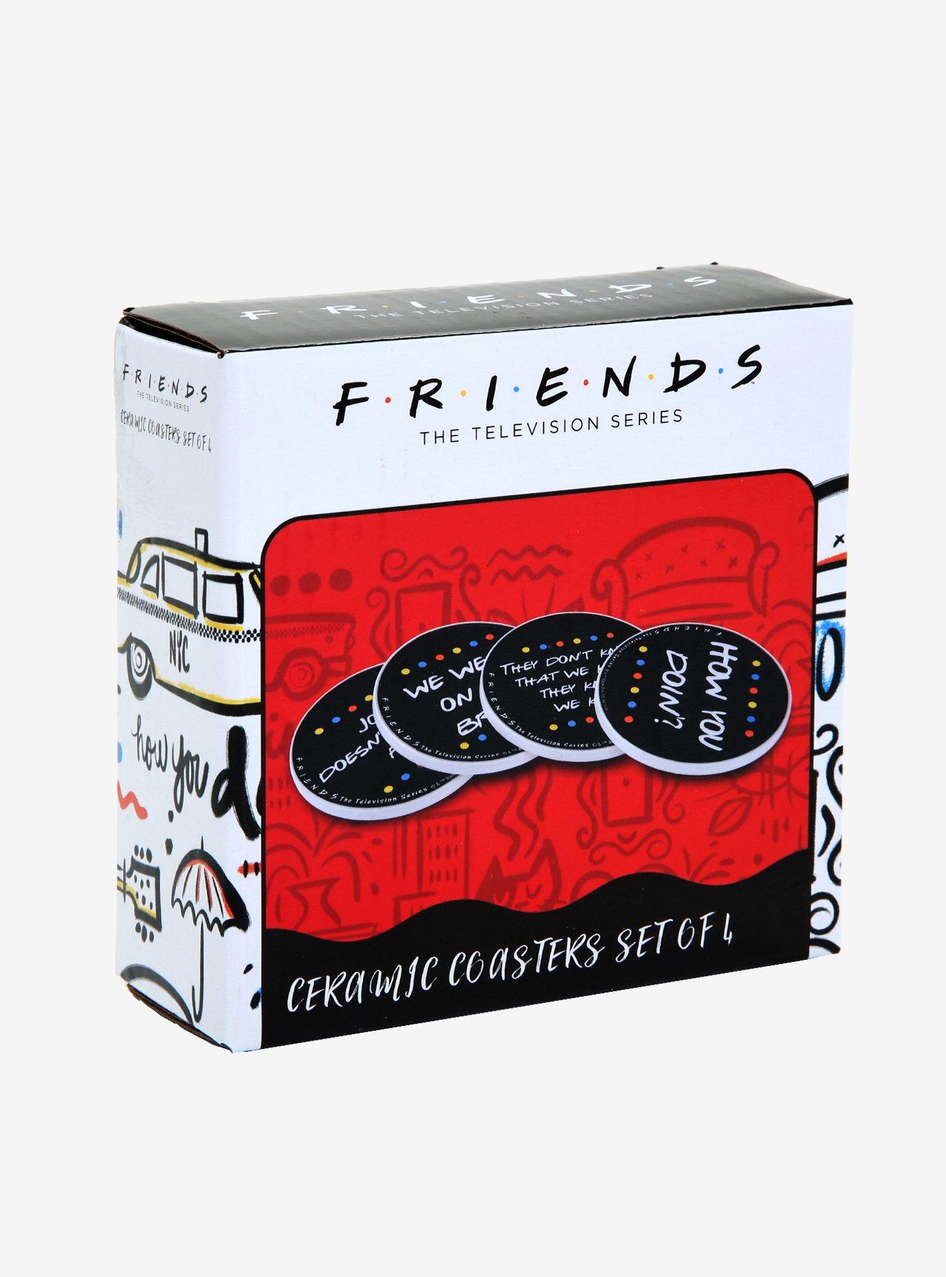 Friends Quote Coaster Set, , alternate