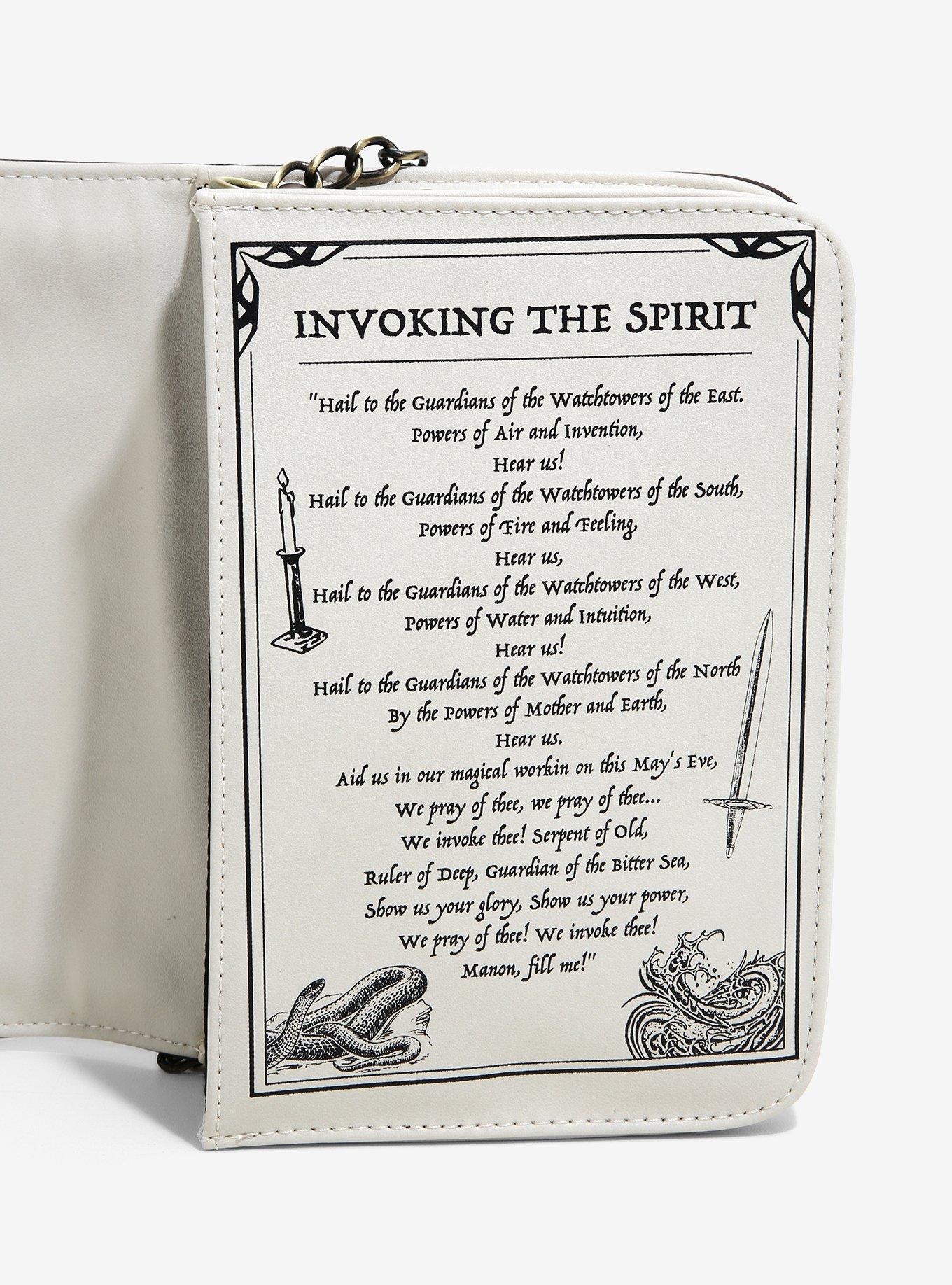 The Craft Invocation Of The Spirit Book Crossbody Bag, , alternate