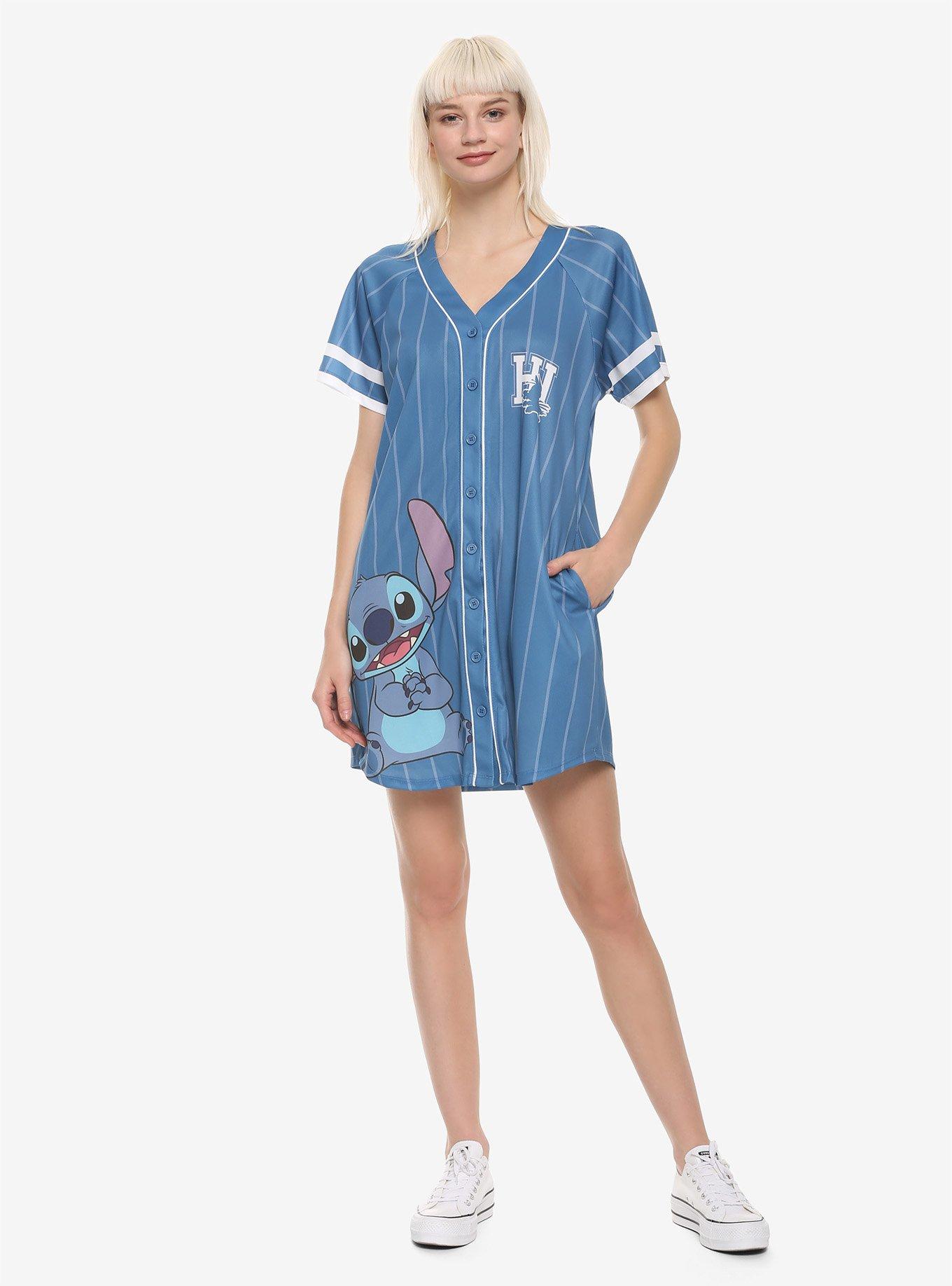 Disney Lilo & Stitch Baseball Jersey Dress, MULTI, alternate