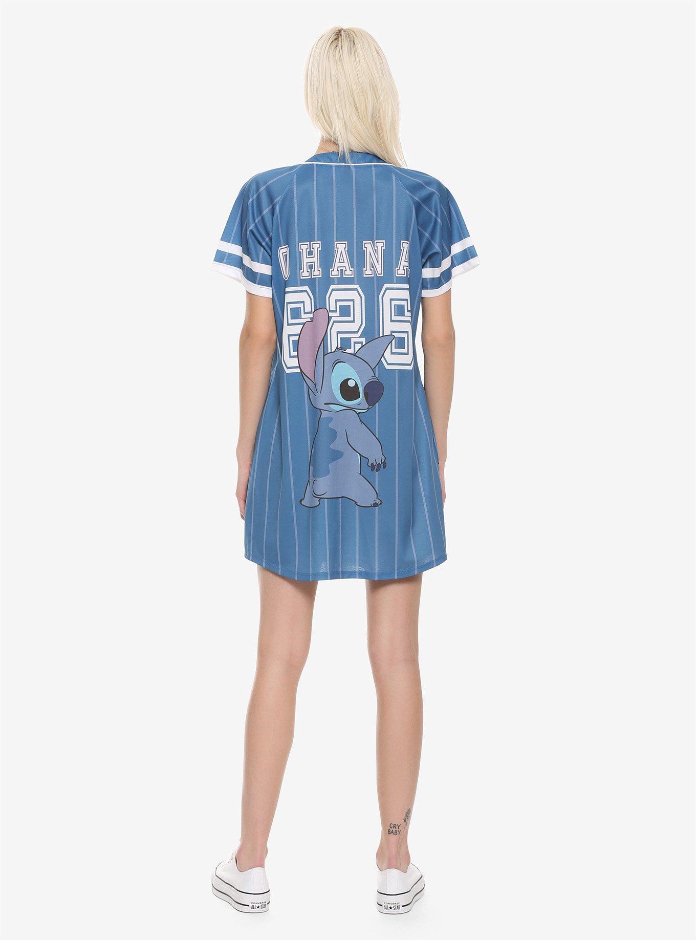 Disney Lilo & Stitch Baseball Jersey Dress, MULTI, alternate