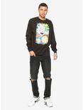 Rick And Morty Warp Faces Long-Sleeve T-Shirt, MULTI, alternate