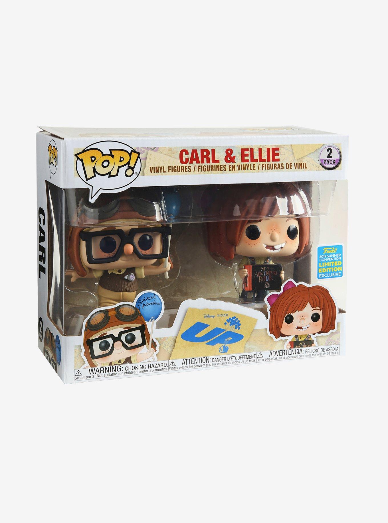 Funko Pop! Disney Pixar Up Carl & Ellie Vinyl Figure Set - 2019 Summer Convention Exclusive, , alternate