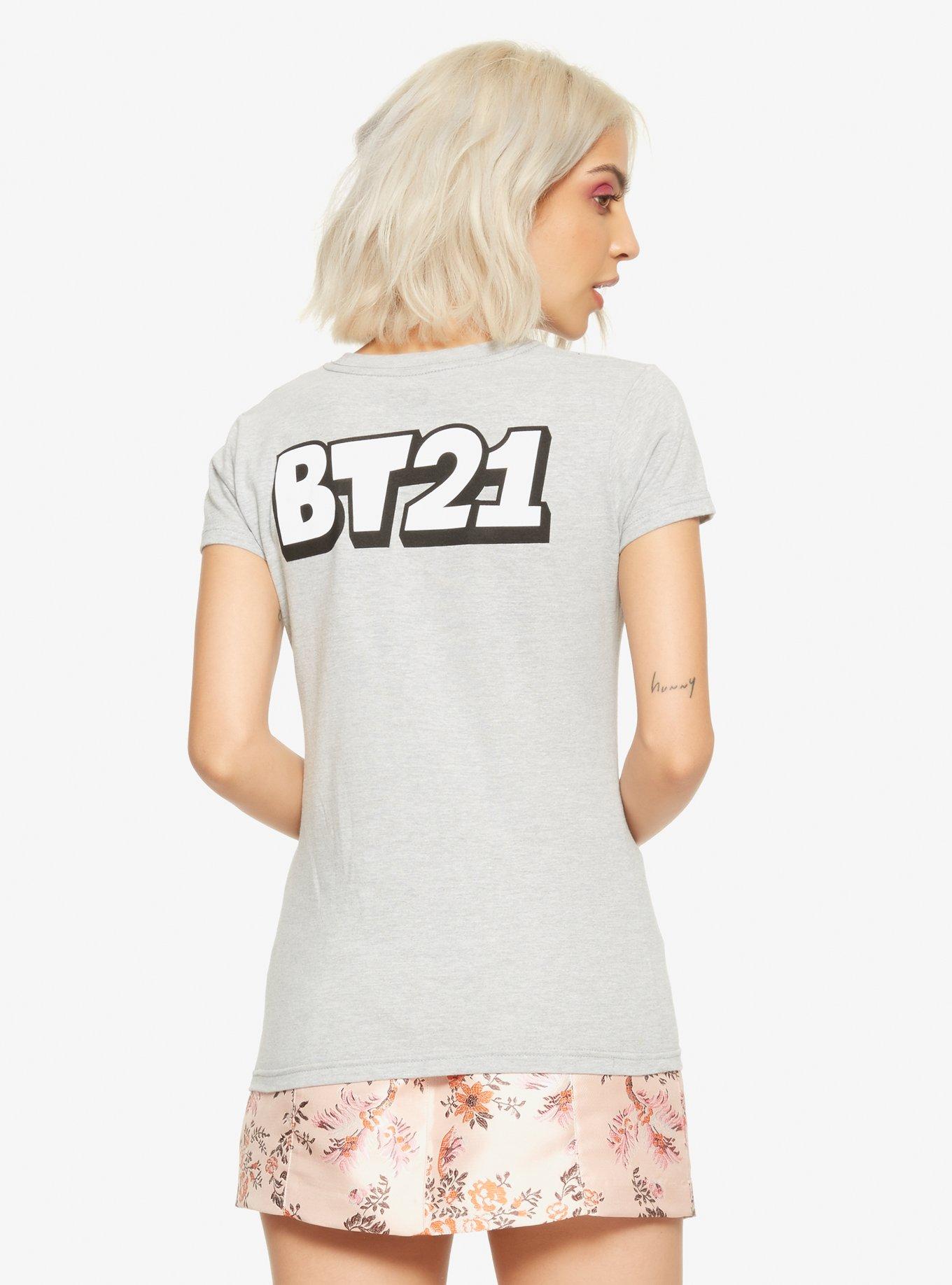 BT21 Group Sitting Girls T-Shirt, MULTI, alternate