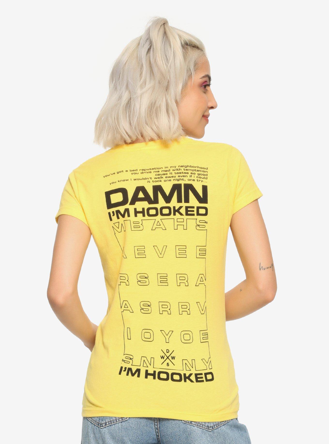 Why Don't We Hooked Girls T-Shirt, YELLOW, alternate