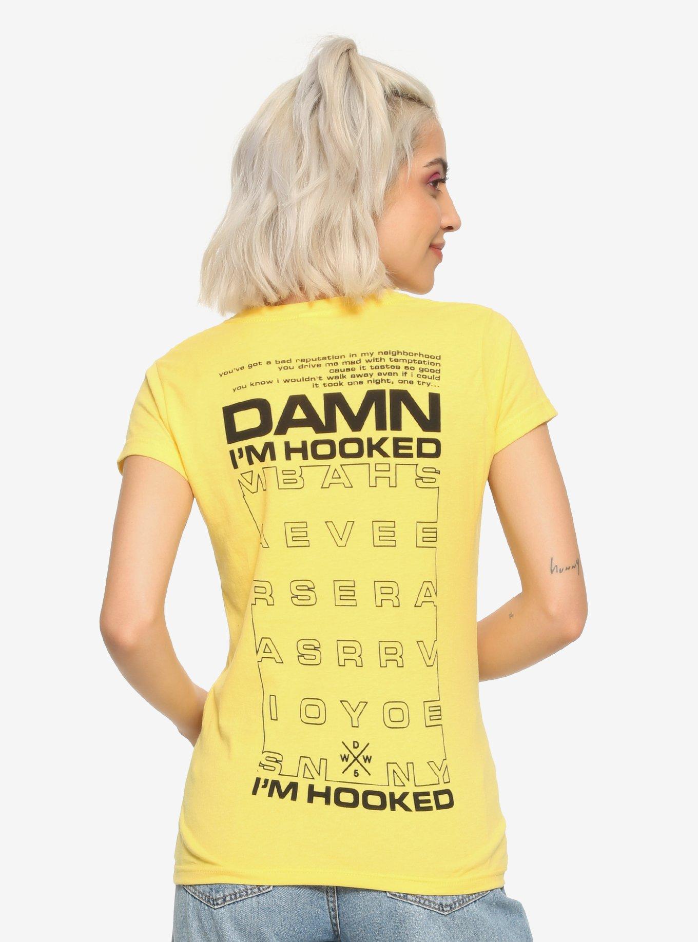 Why Don't We Hooked Girls T-Shirt, YELLOW, alternate