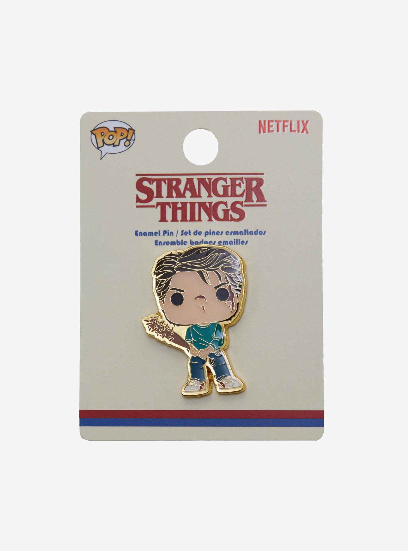 Funko Pop! Stranger Things Steve with Bat Enamel Pin, , alternate