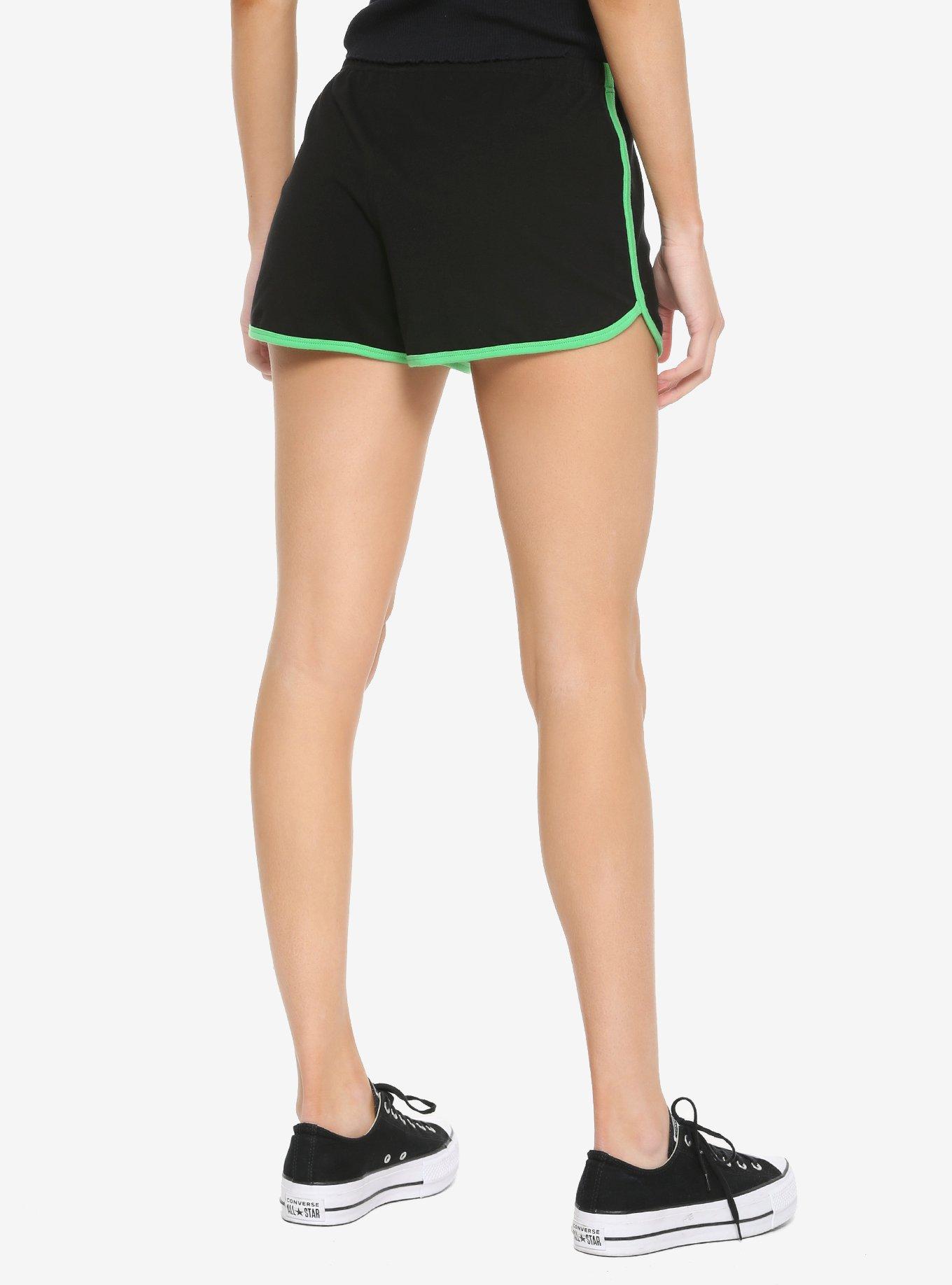 The Nightmare Before Christmas Halloween Town Girls Soft Shorts, MULTI, alternate