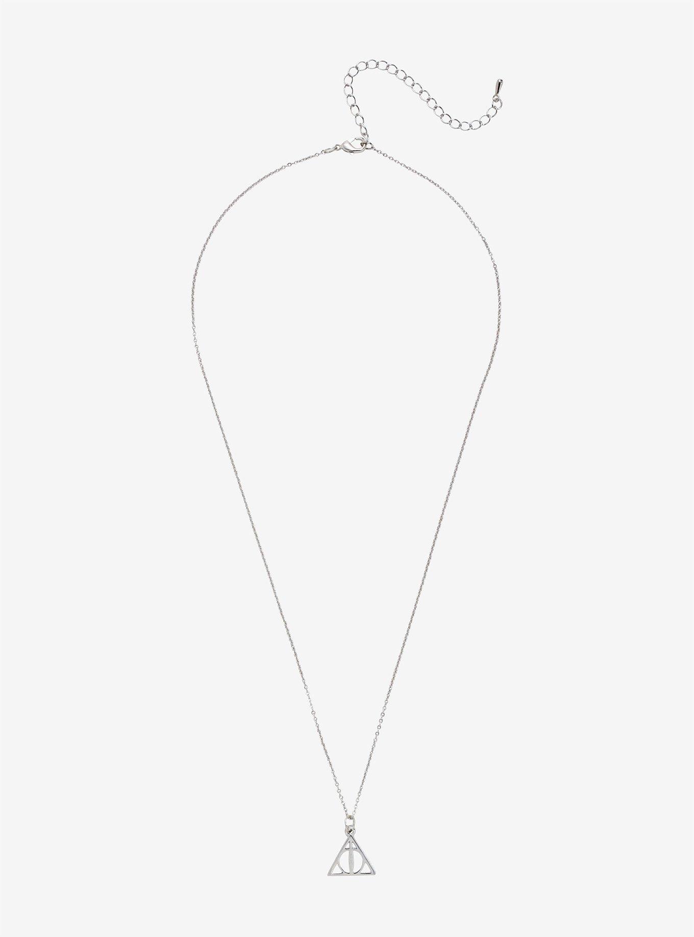 Harry Potter Deathly Hallows Dainty Necklace, , alternate