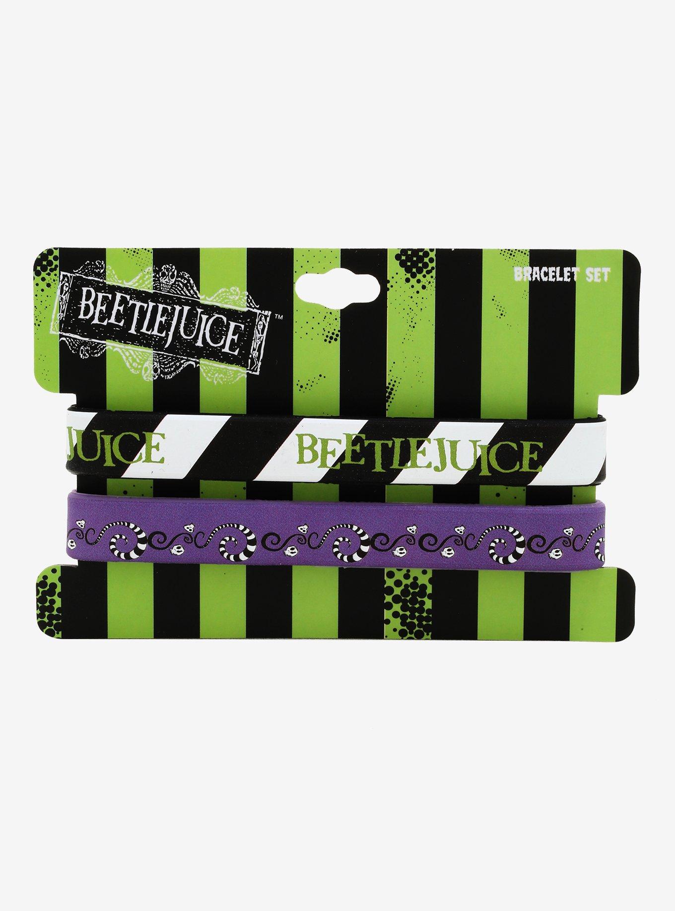 Beetlejuice Striped Bracelet Set, , alternate