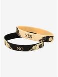 Ouija Yes & No Rubber Bracelet Set, , alternate