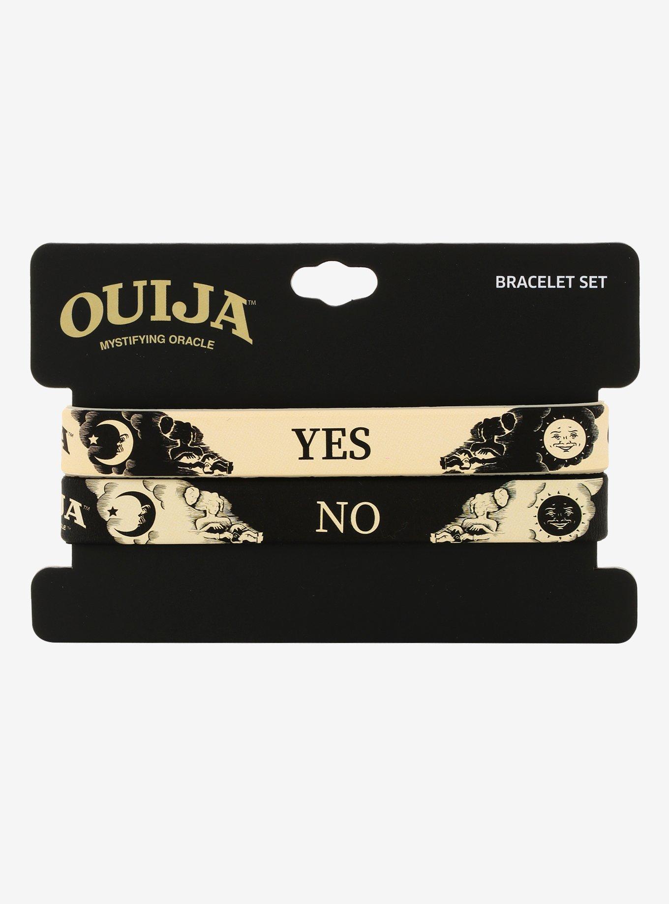 Ouija Yes & No Rubber Bracelet Set, , alternate