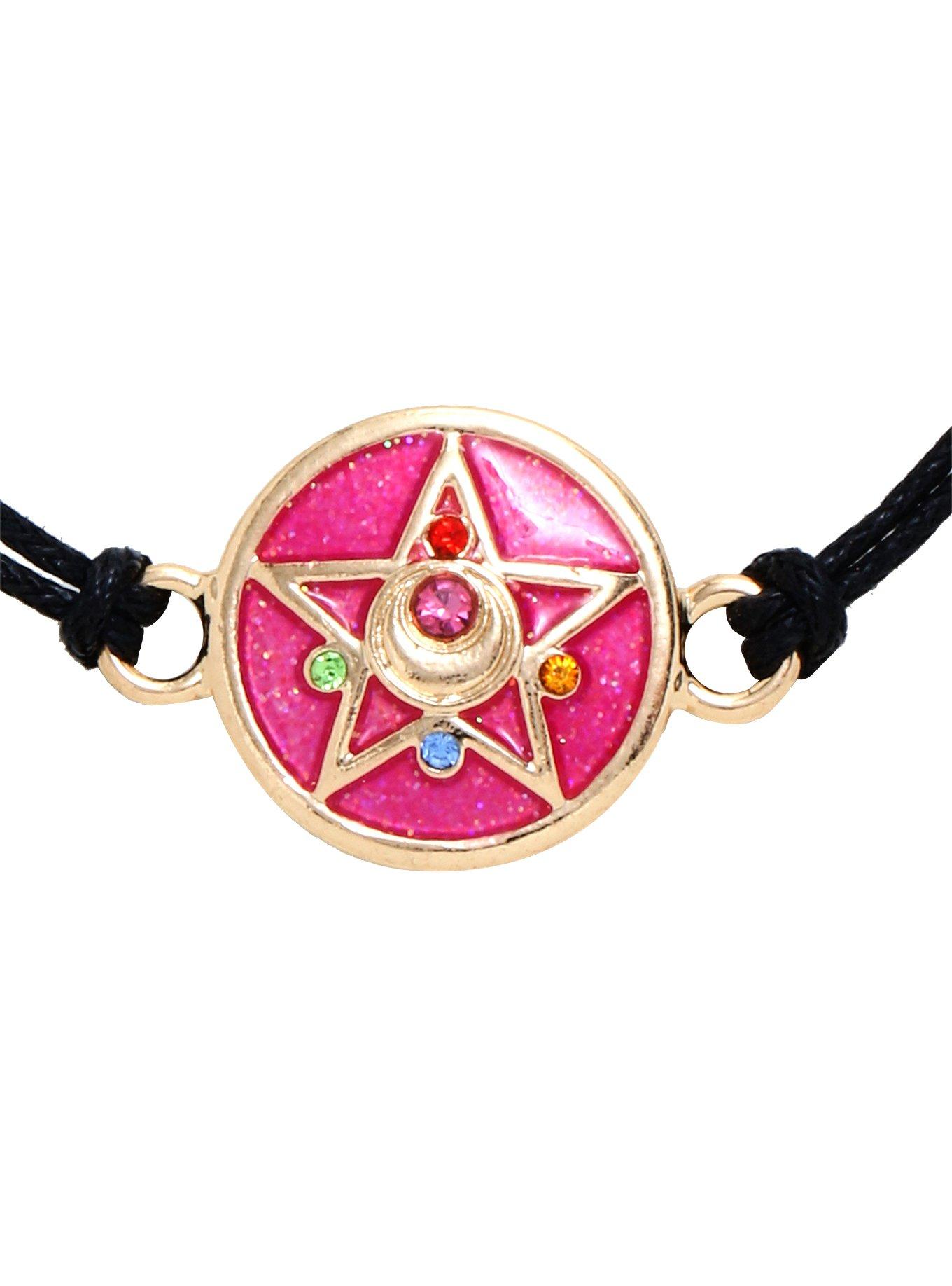 Sailor Moon Glitter Compact Cord Bracelet, , alternate