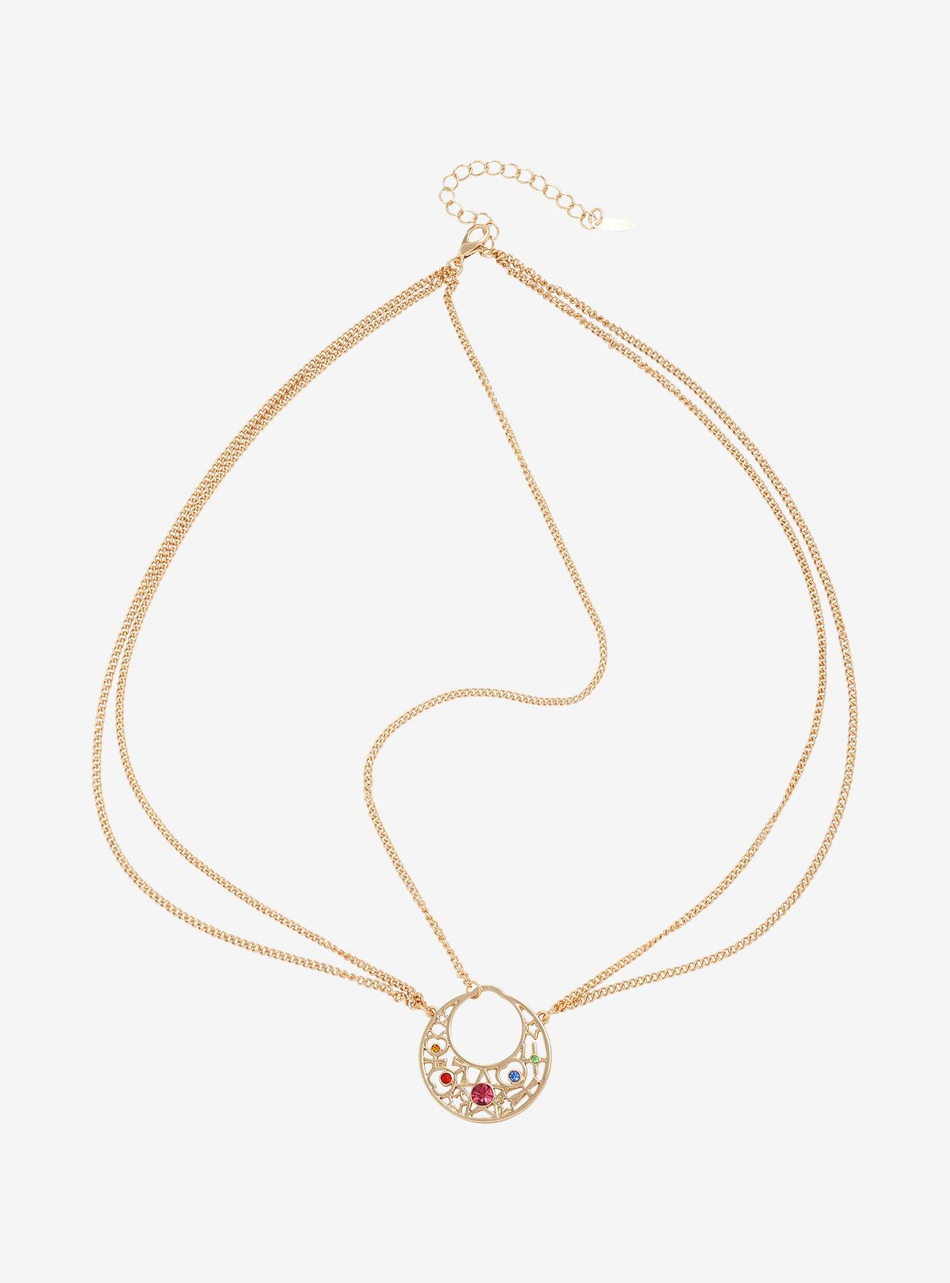 Sailor Moon Crescent Moon Head Chain, , alternate