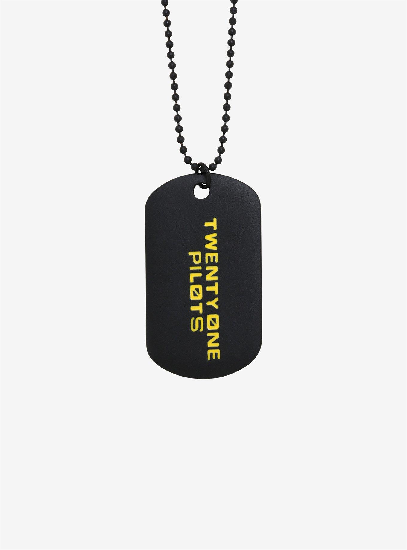 Twenty One Pilots Dog Tag Necklace, , alternate