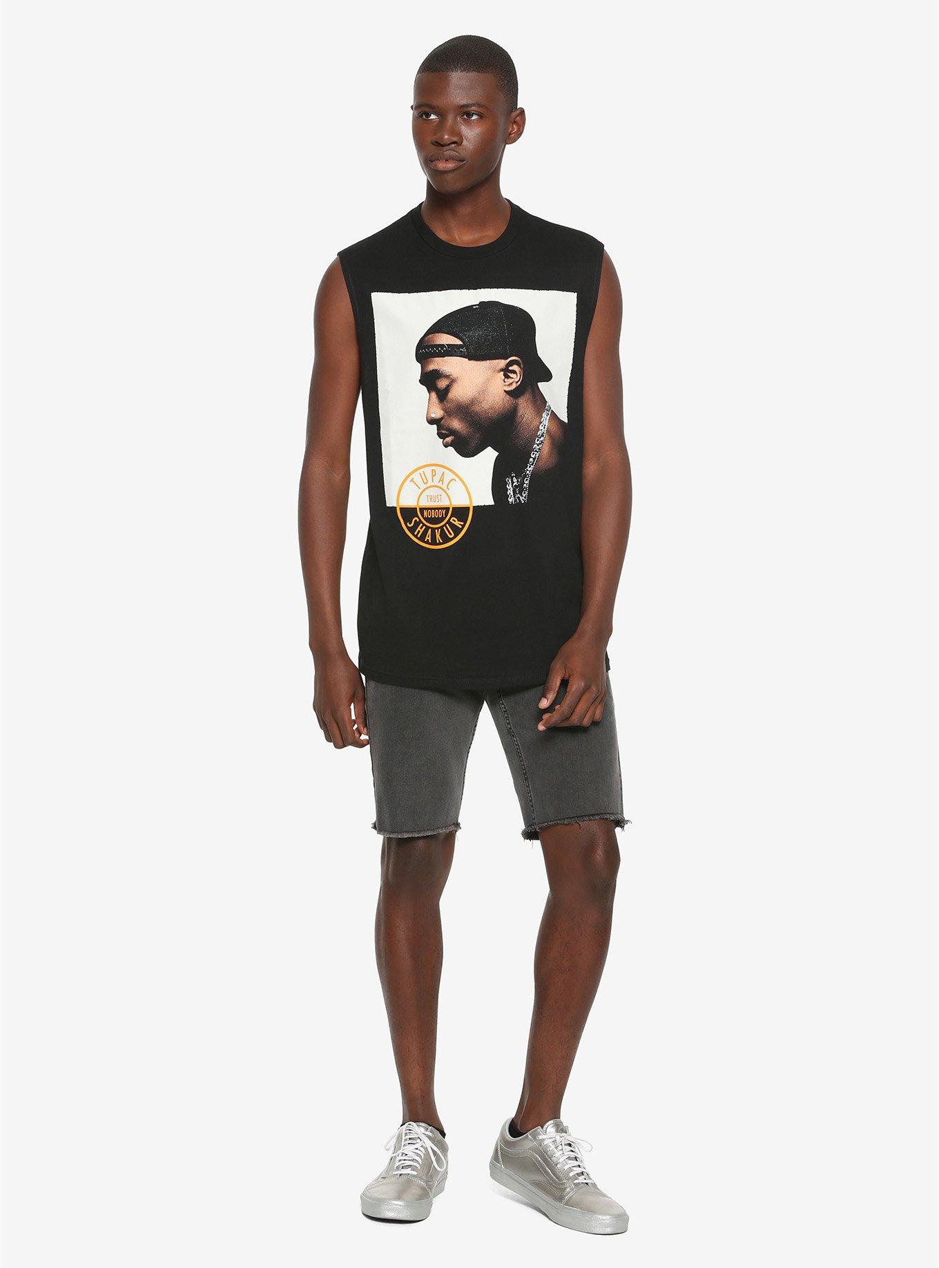 Tupac Photo Muscle T-Shirt, , alternate