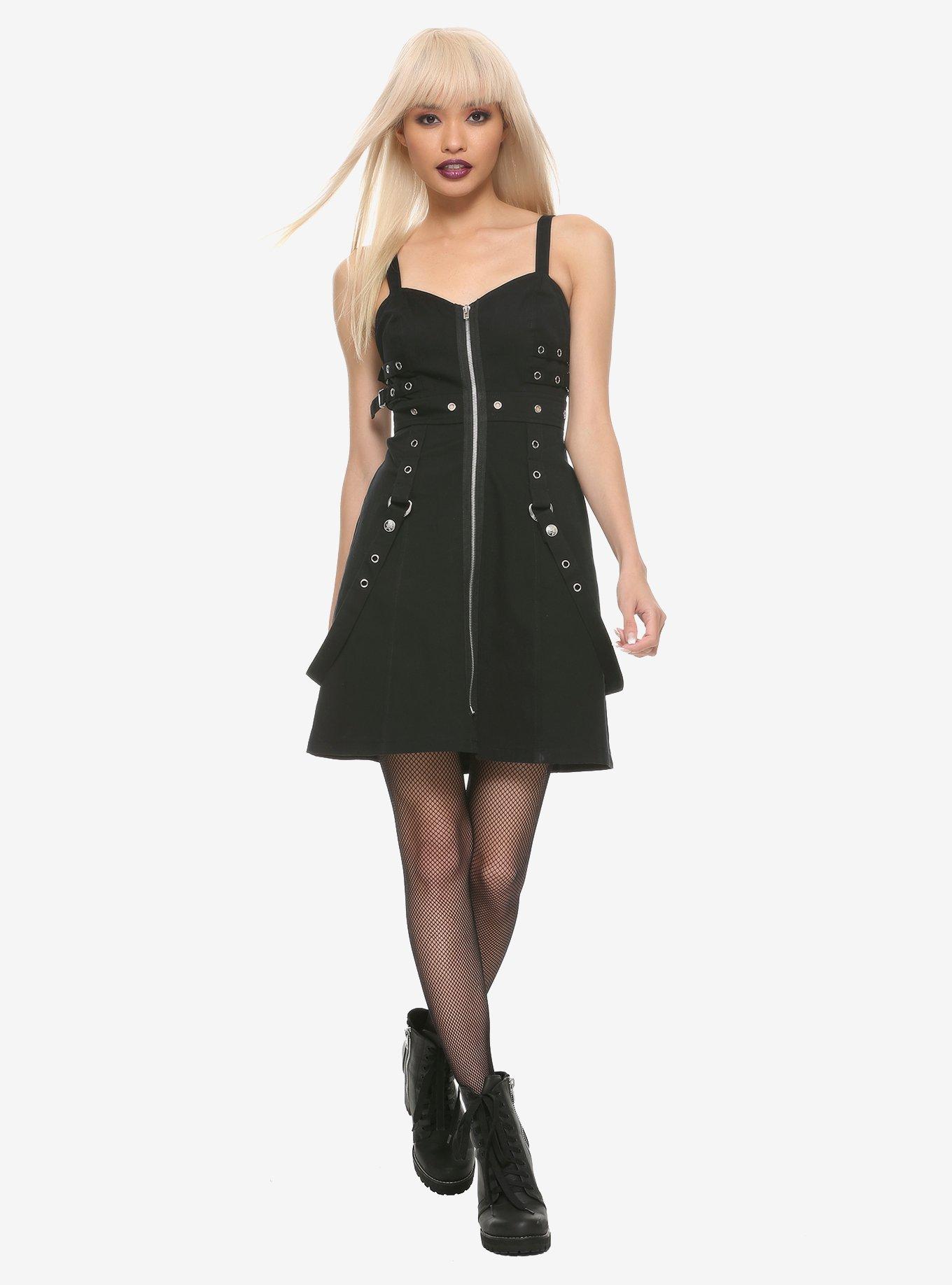 Royal Bones By Tripp Black Bondage Dress, , alternate