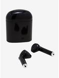 Black Wireless Earbuds With Charging Case, , alternate