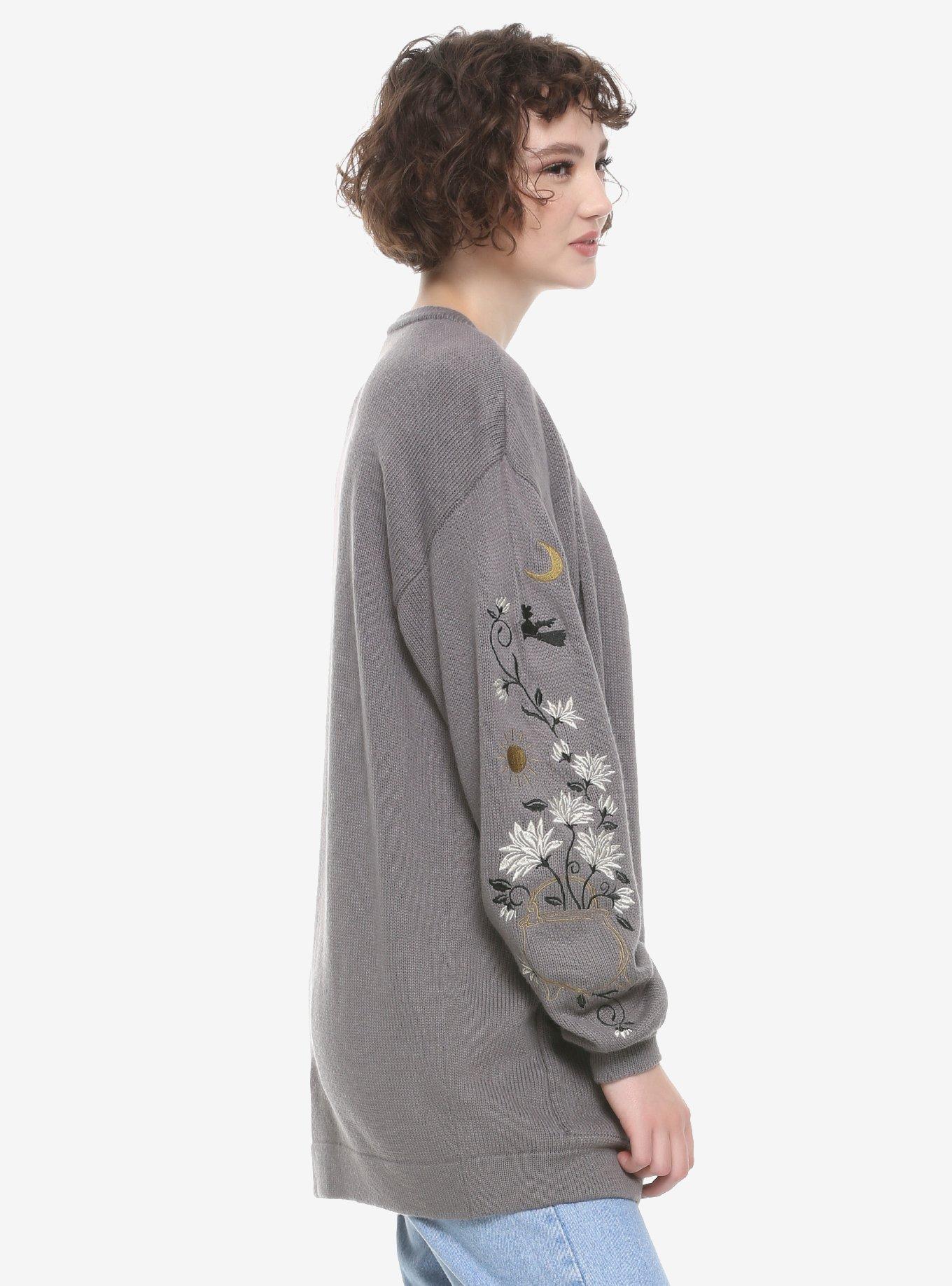 Studio Ghibli Kiki's Delivery Service Miss Witch Floral Cardigan, MULTI, alternate