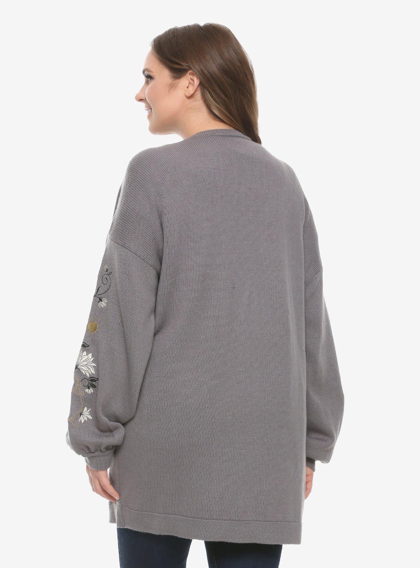 Studio Ghibli Kiki's Delivery Service Miss Witch Floral Cardigan Plus Size, MULTI, alternate