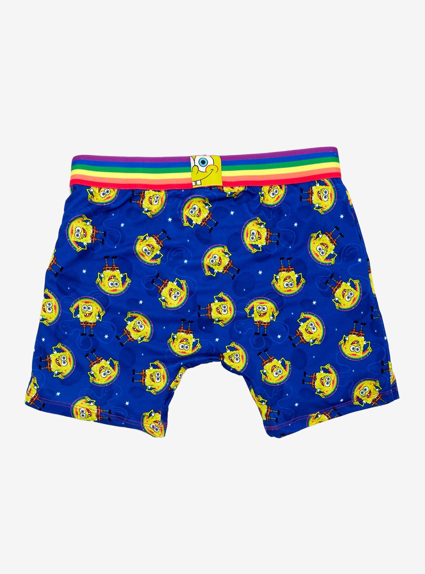 SpongeBob SquarePants Imagination Rainbow Boxer Briefs, , alternate