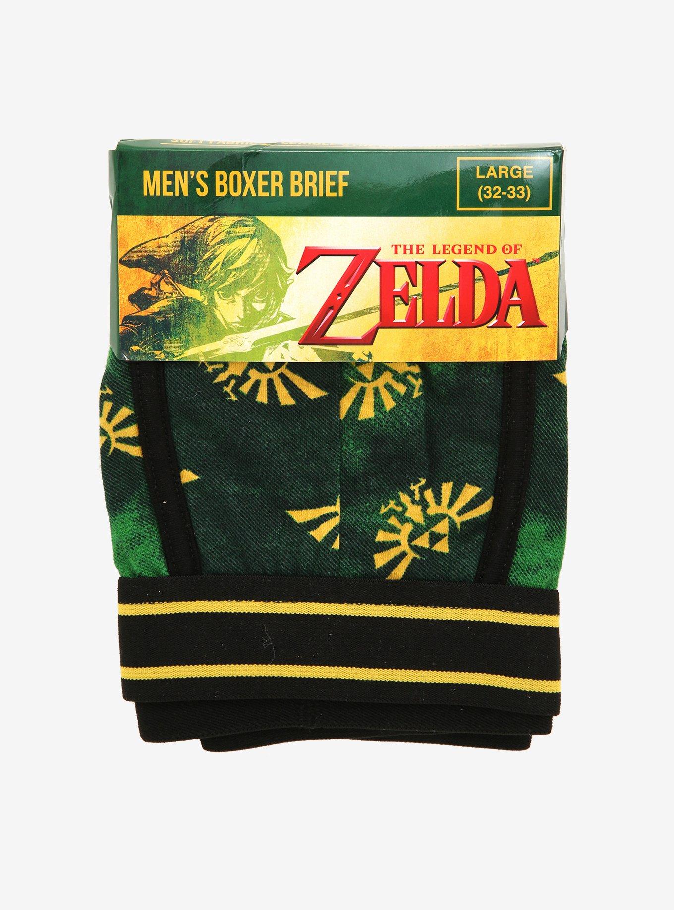 Nintendo The Legend of Zelda Hyrule Crest Boxer Briefs, , alternate