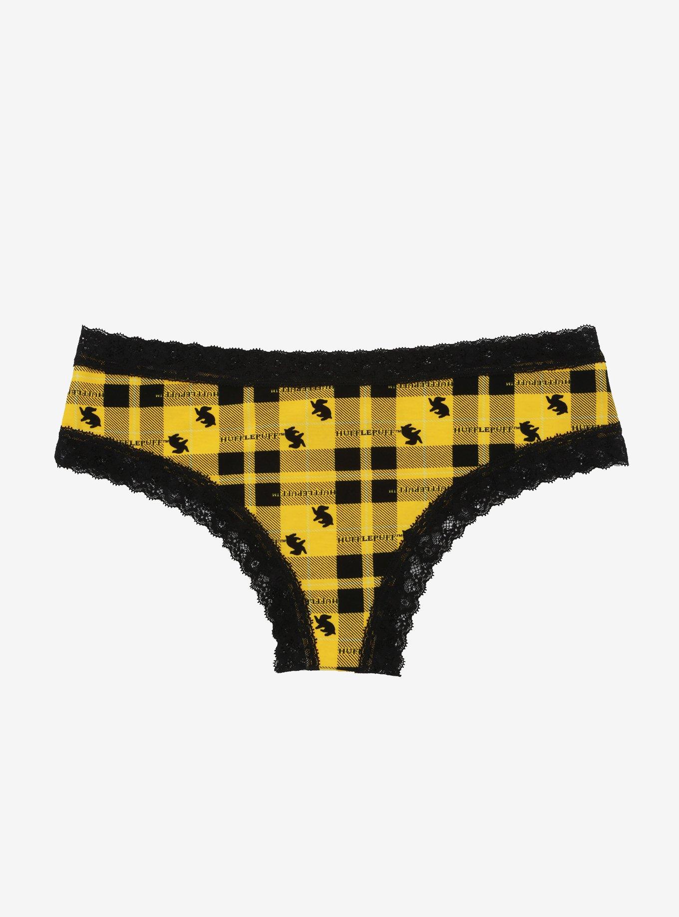 Harry Potter Hufflepuff Plaid Cheeky Panty, MULTI, alternate