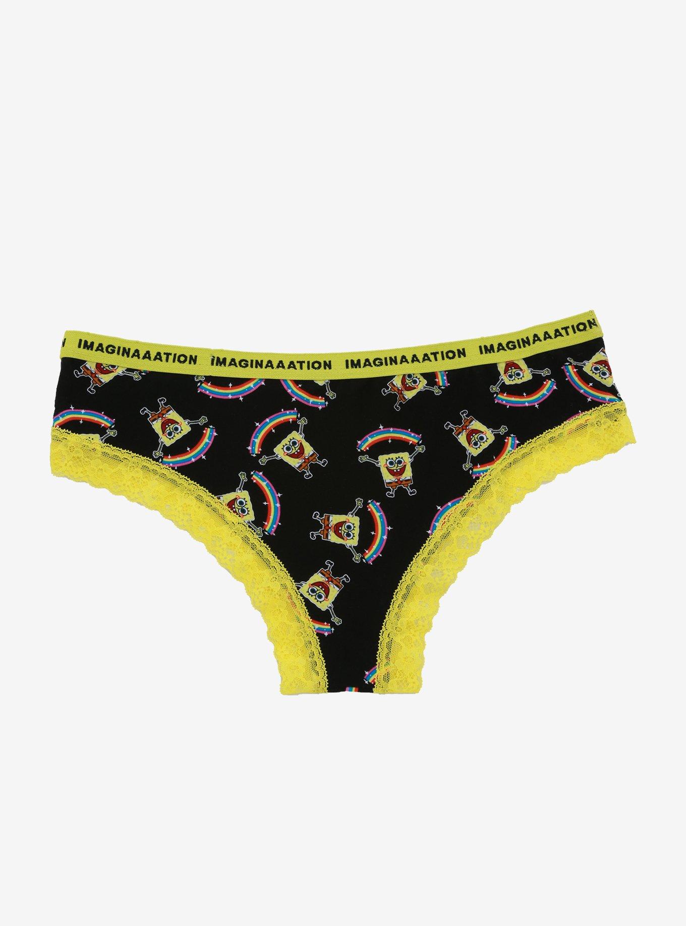 SpongeBob SquarePants Imagination Rainbow Cheeky Panty, MULTI, alternate