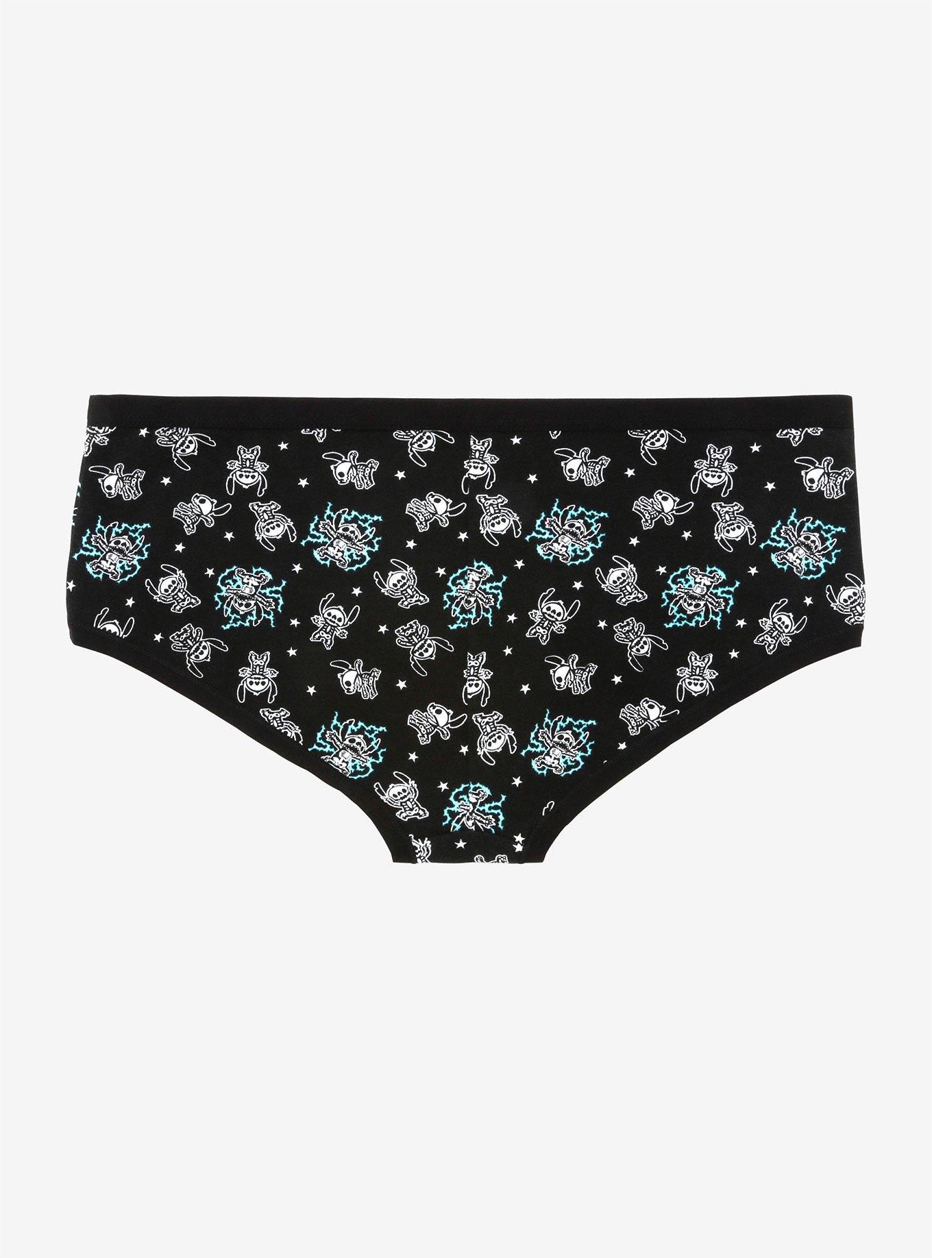 Disney Lilo & Stitch Skeleton Stitch Hipster Panty, MULTI, alternate