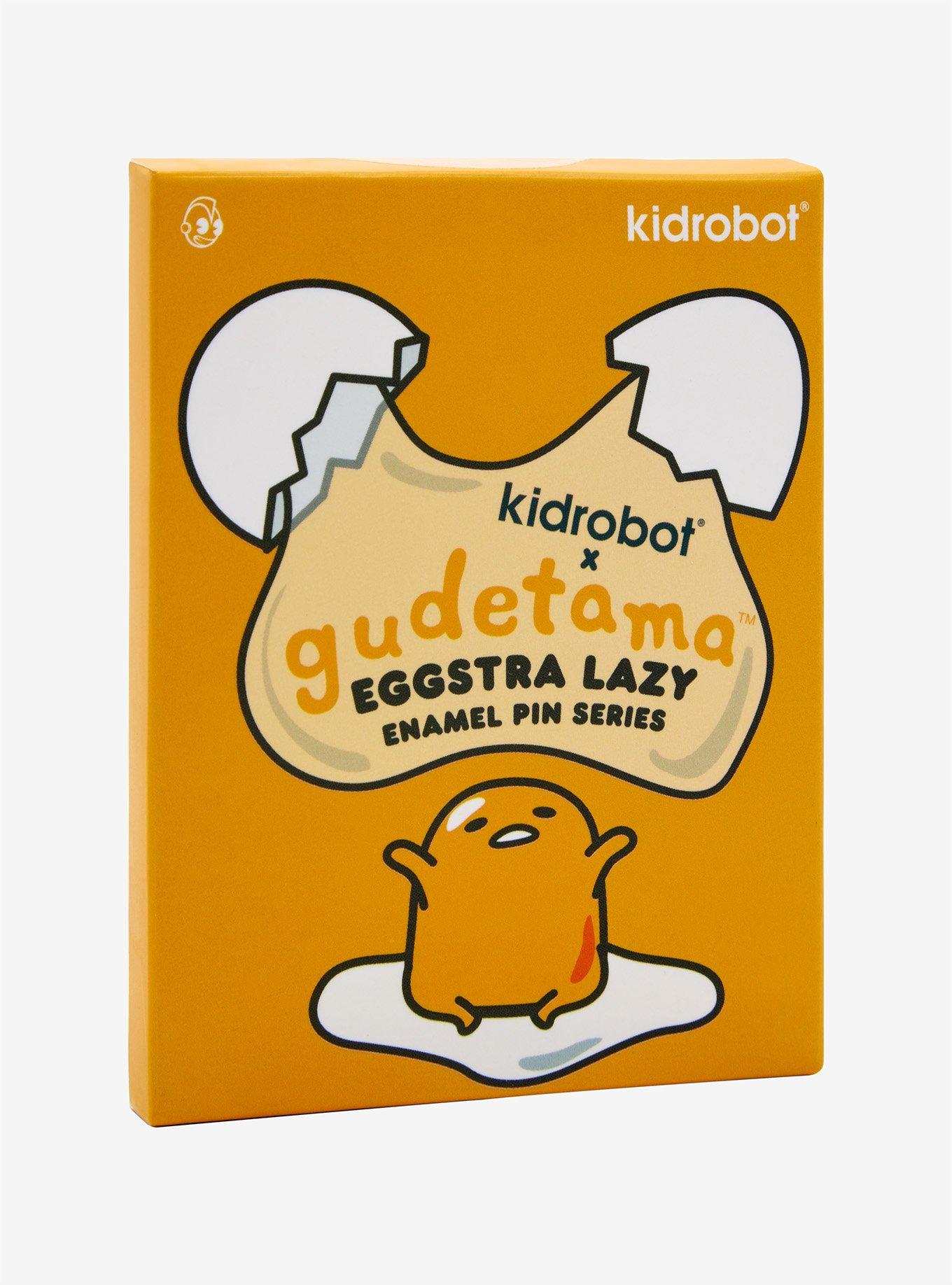 Kidrobot X Sanrio Gudetama Blind Box Enamel Pin, , alternate