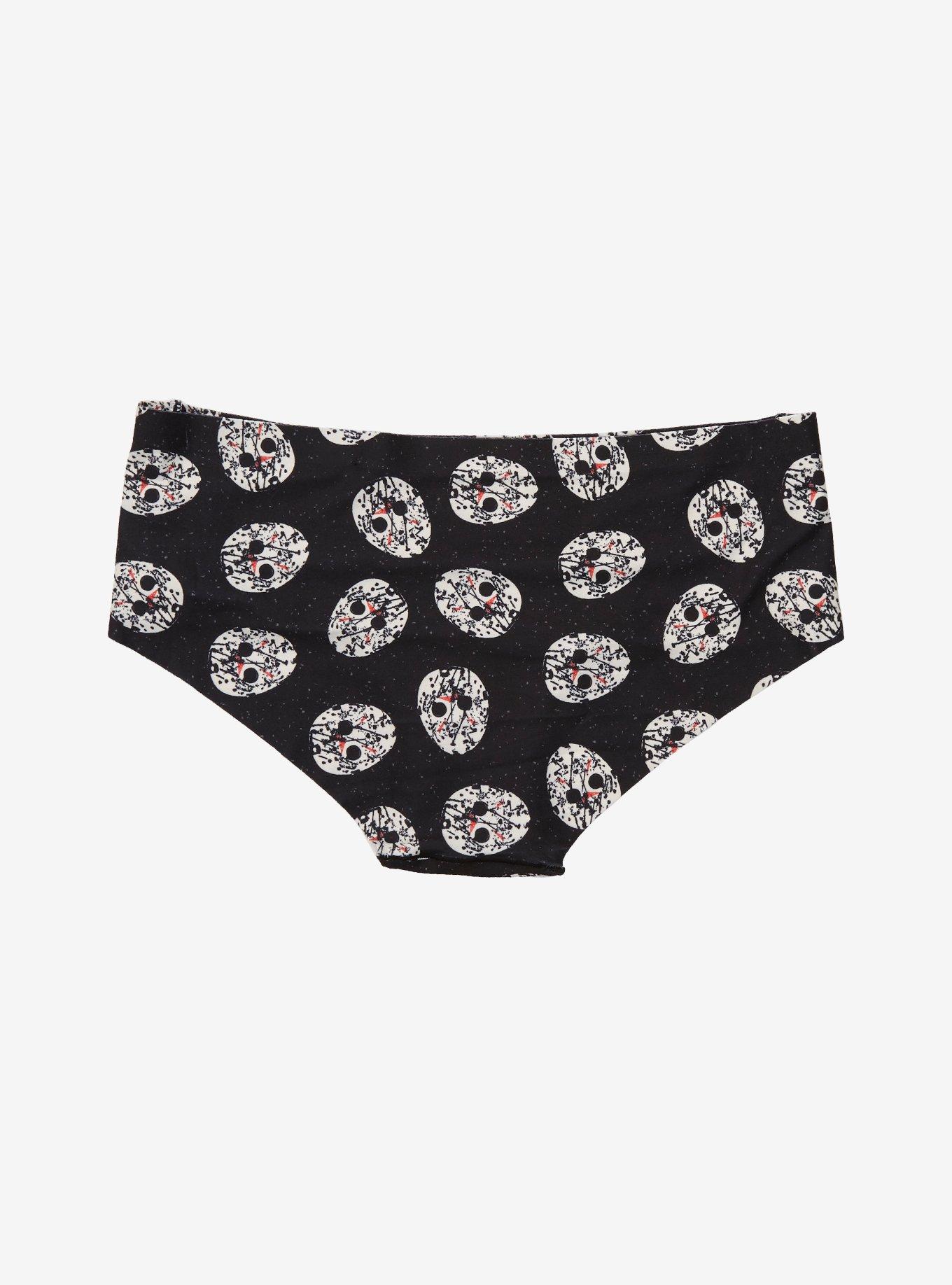 Friday The 13th Jason Mask Hipster Panty, MULTI, alternate