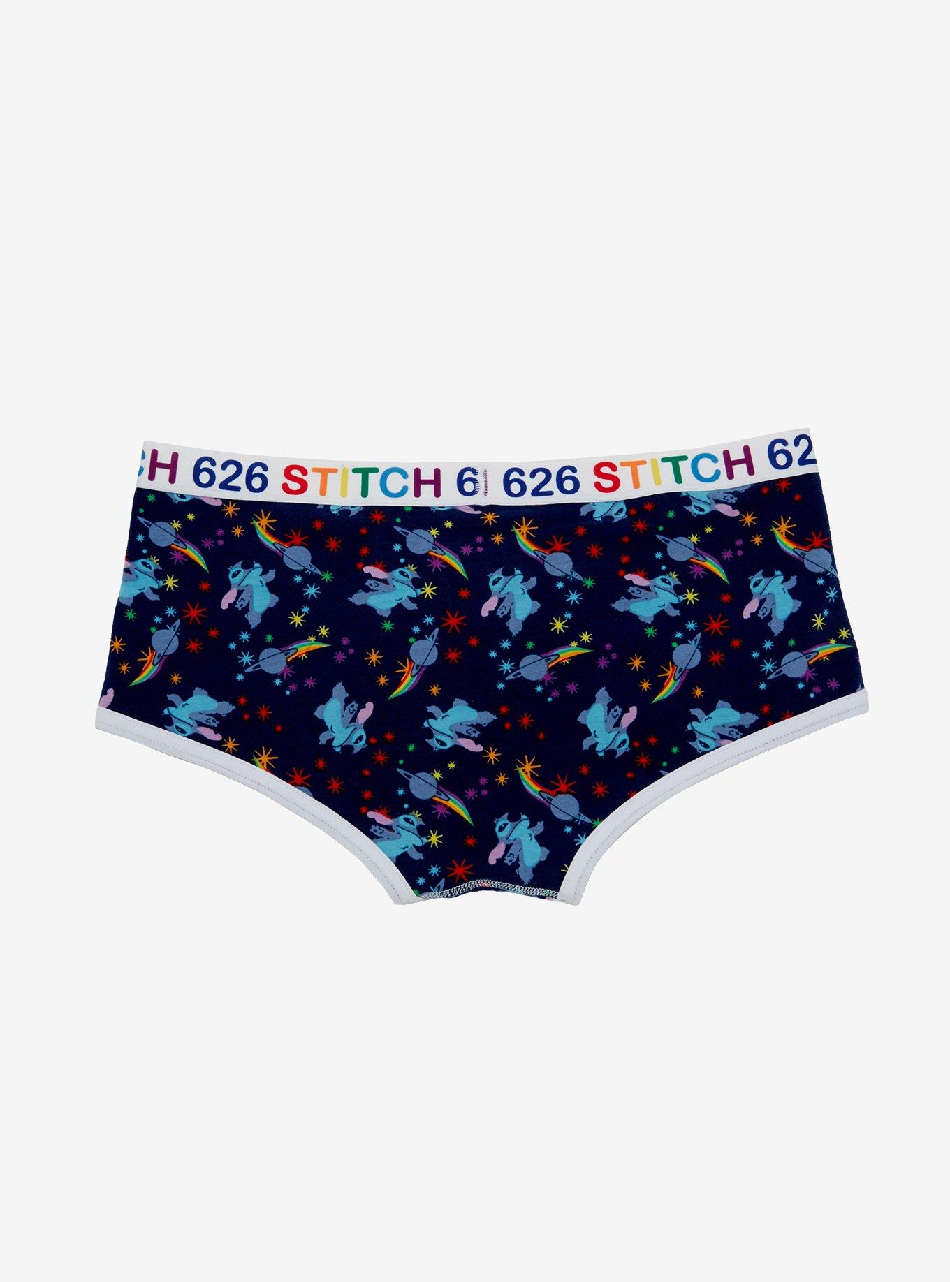 Disney Lilo & Stitch Rainbow Space Hipster Panty, MULTI, alternate