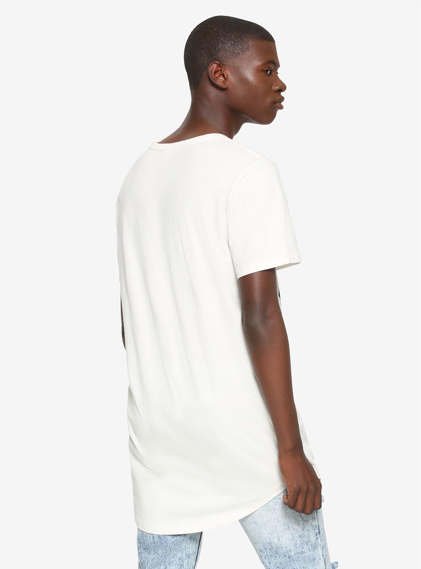 Stay Positive Grim Reaper Skeleton Chain T-Shirt Hot Topic Exclusive, , alternate