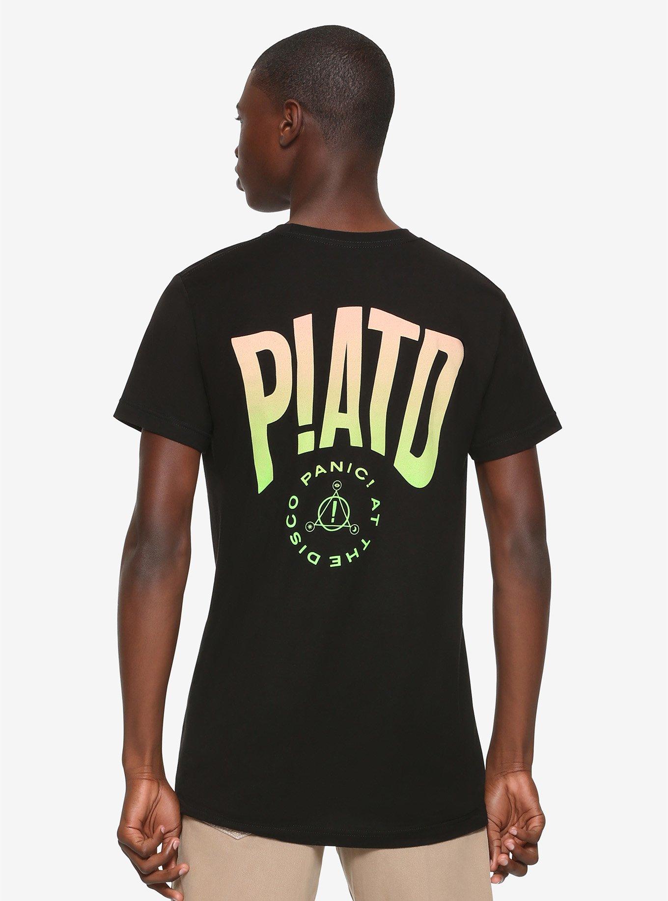 Panic! At The Disco Ombre Logo T-Shirt, BLACK, alternate