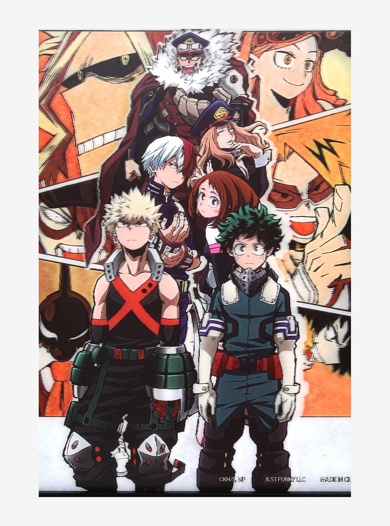 My Hero Academia Group Lenticular Wall Art, , alternate