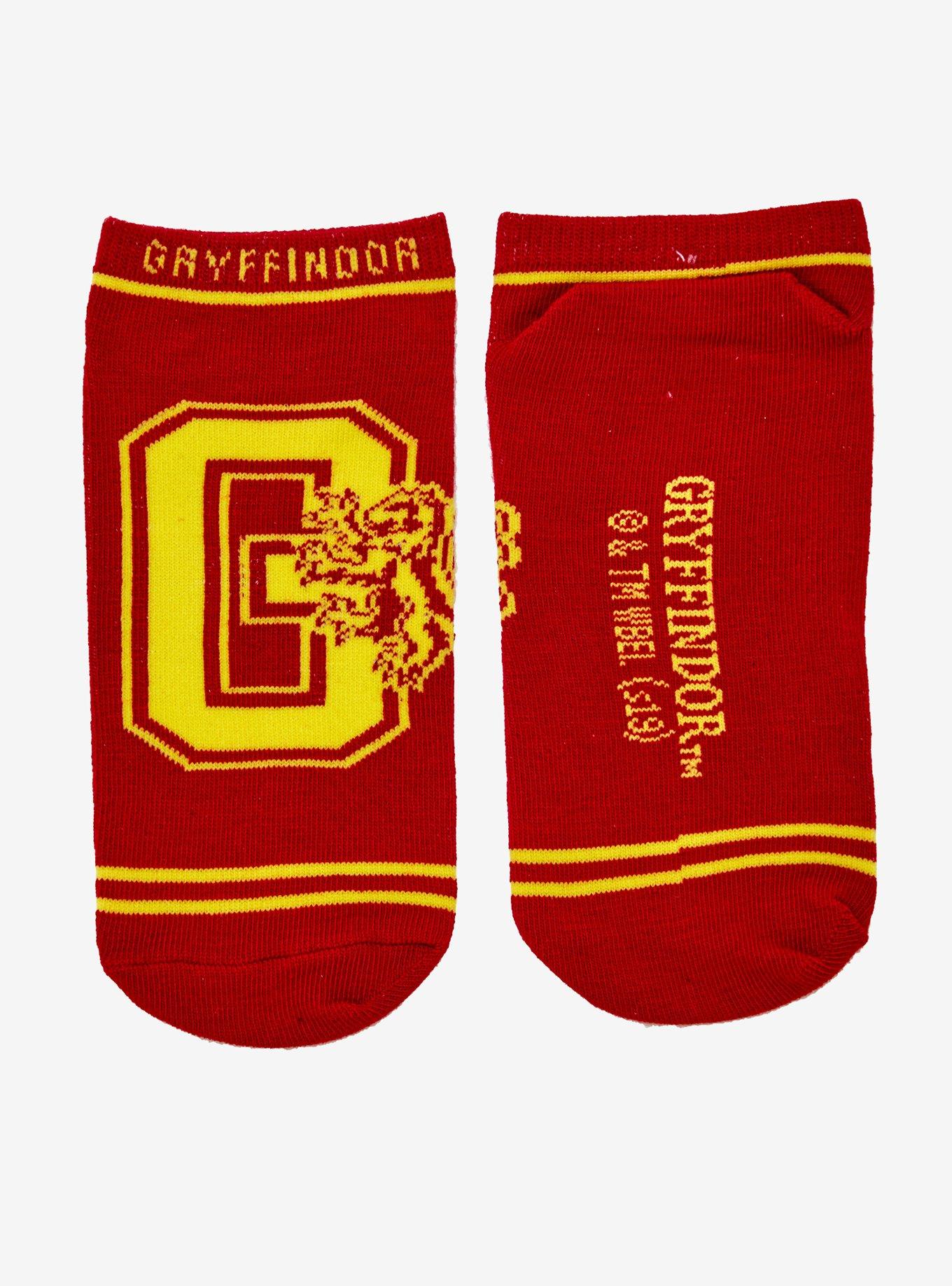 Harry Potter Gryffindor Varsity No-Show Socks, , alternate