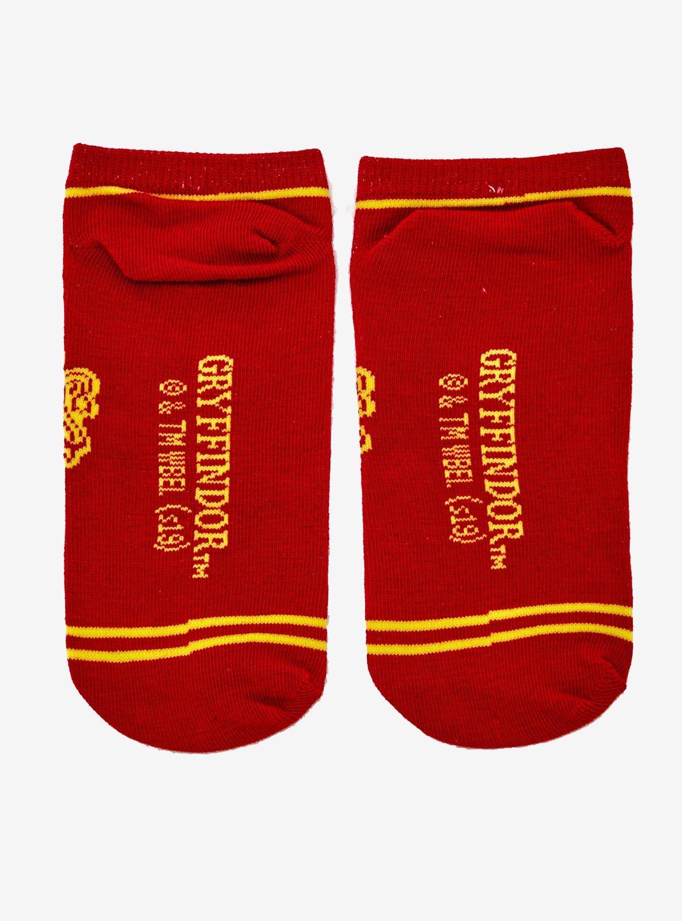 Harry Potter Gryffindor Varsity No-Show Socks, , alternate