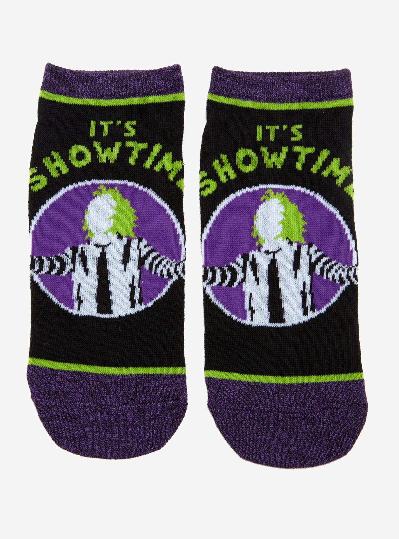 Beetlejuice Showtime No-Show Socks, , alternate