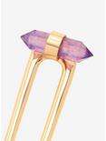 Purple Crystal Hair Fork, , alternate