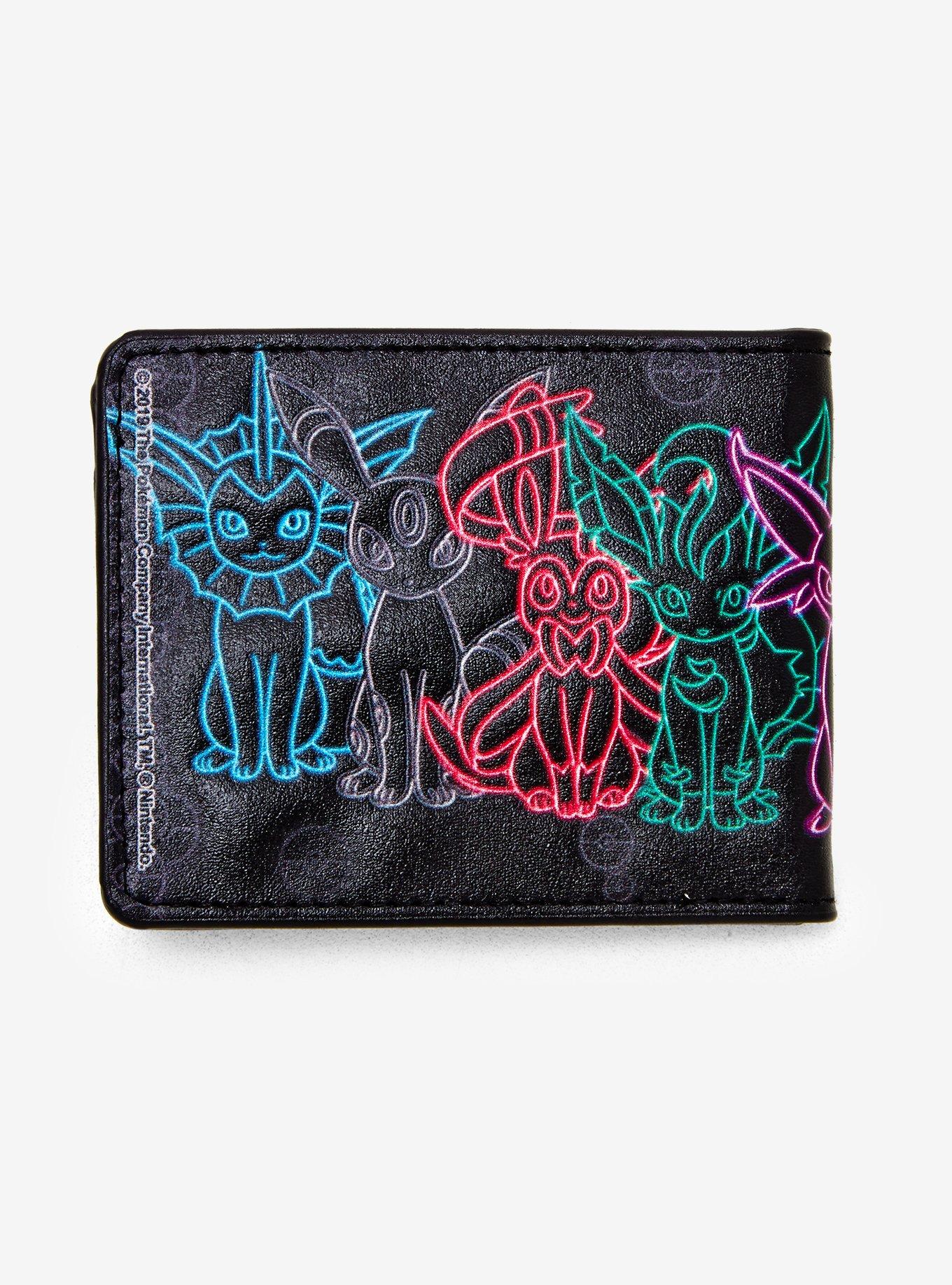 Pokemon Neon Eeveelutions Bi-Fold Wallet, , alternate