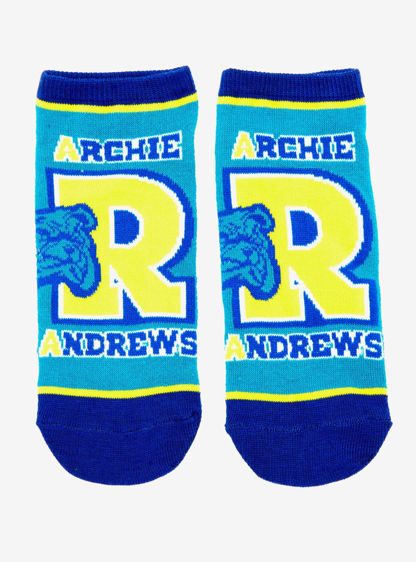 Riverdale Archie Varsity No-Show Socks, , alternate