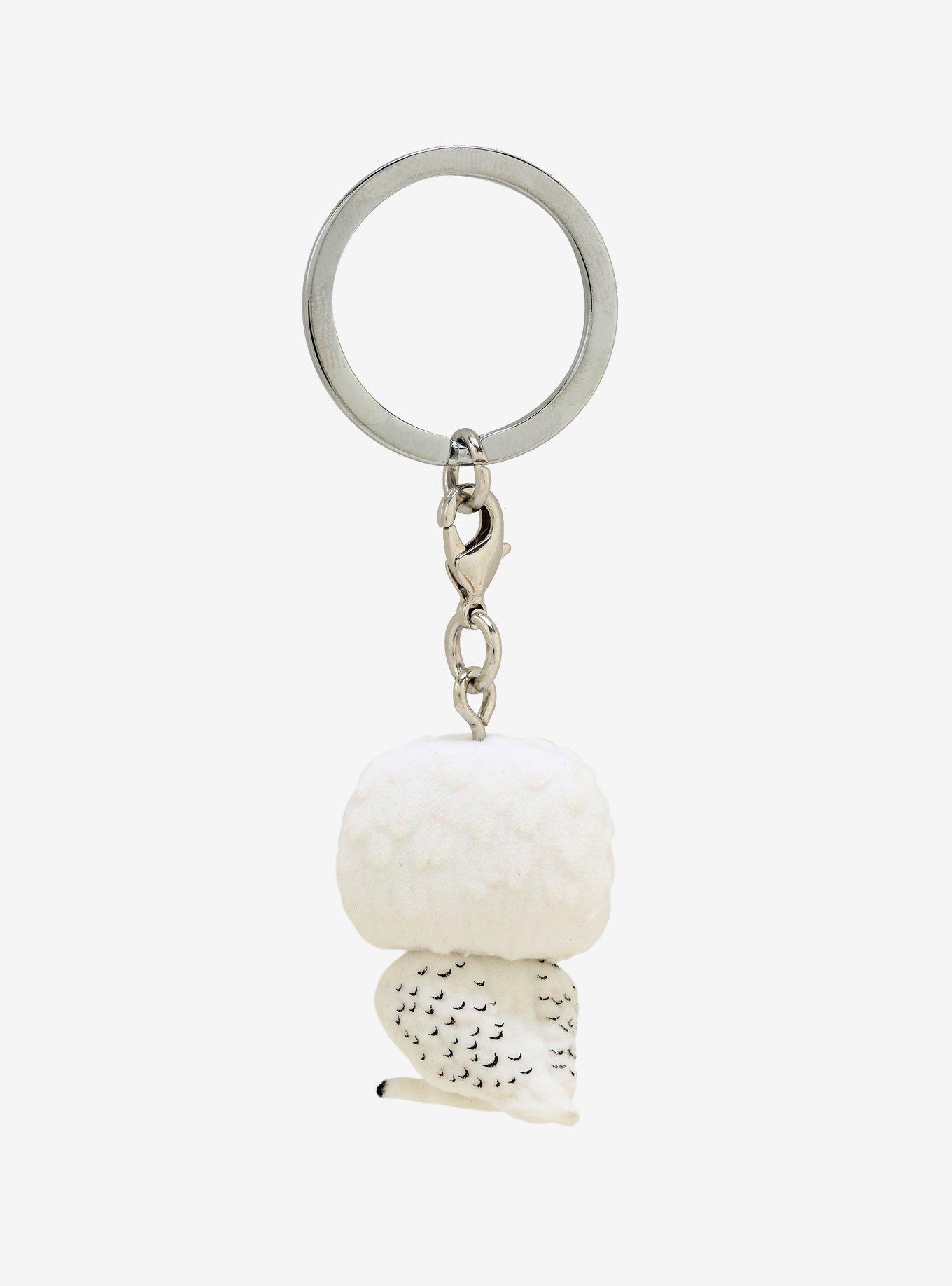 Funko Harry Potter Pocket Pop! Hedwig (Flocked) Vinyl Key Chain Hot Topic Exclusive, , alternate