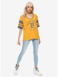 Harry Potter Hufflepuff Girls Athletic T-Shirt, GREY, alternate