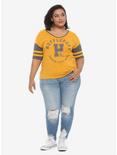 Harry Potter Hufflepuff Girls Athletic T-Shirt Plus Size, GREY, alternate