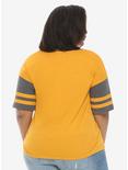 Harry Potter Hufflepuff Girls Athletic T-Shirt Plus Size, GREY, alternate