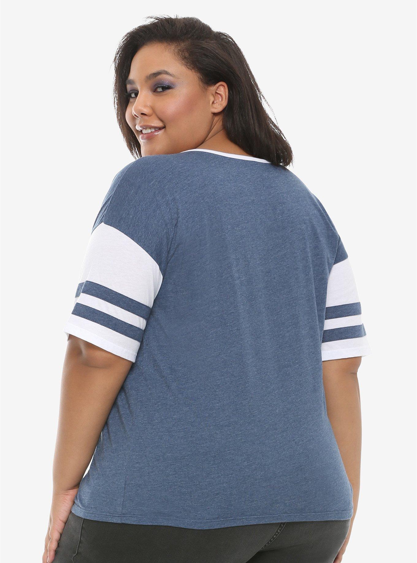 Harry Potter Ravenclaw Girls Athletic T-Shirt Plus Size, WHITE, alternate