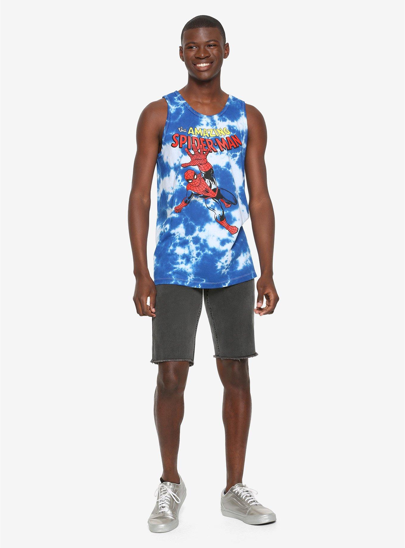 Marvel The Amazing Spider-Man Tie-Dye Tank Top, MULTI, alternate