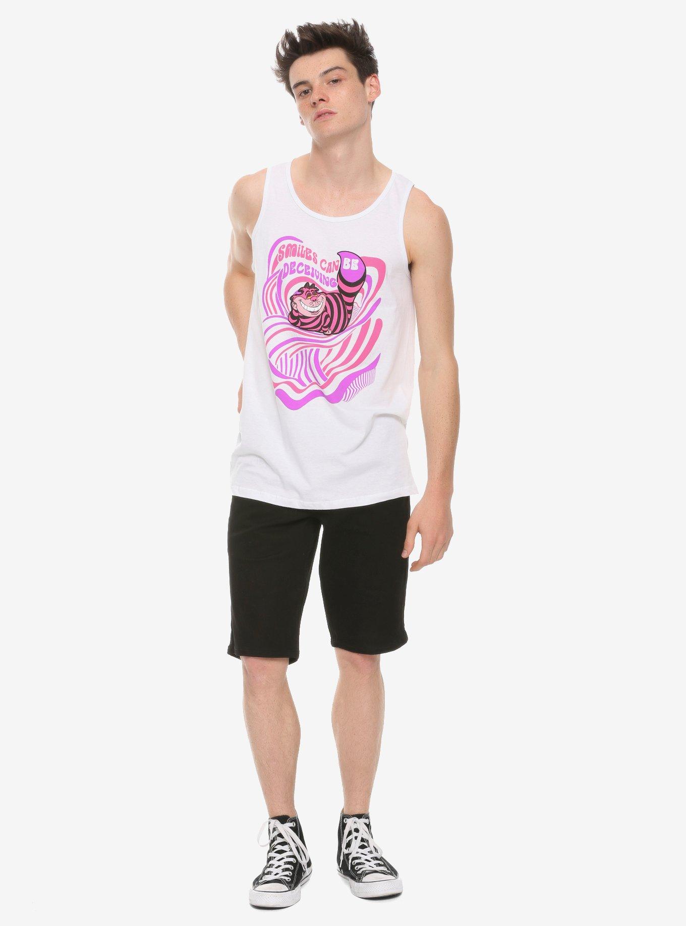 Disney Alice In Wonderland Cheshire Cat Smiles Tank Top, , alternate