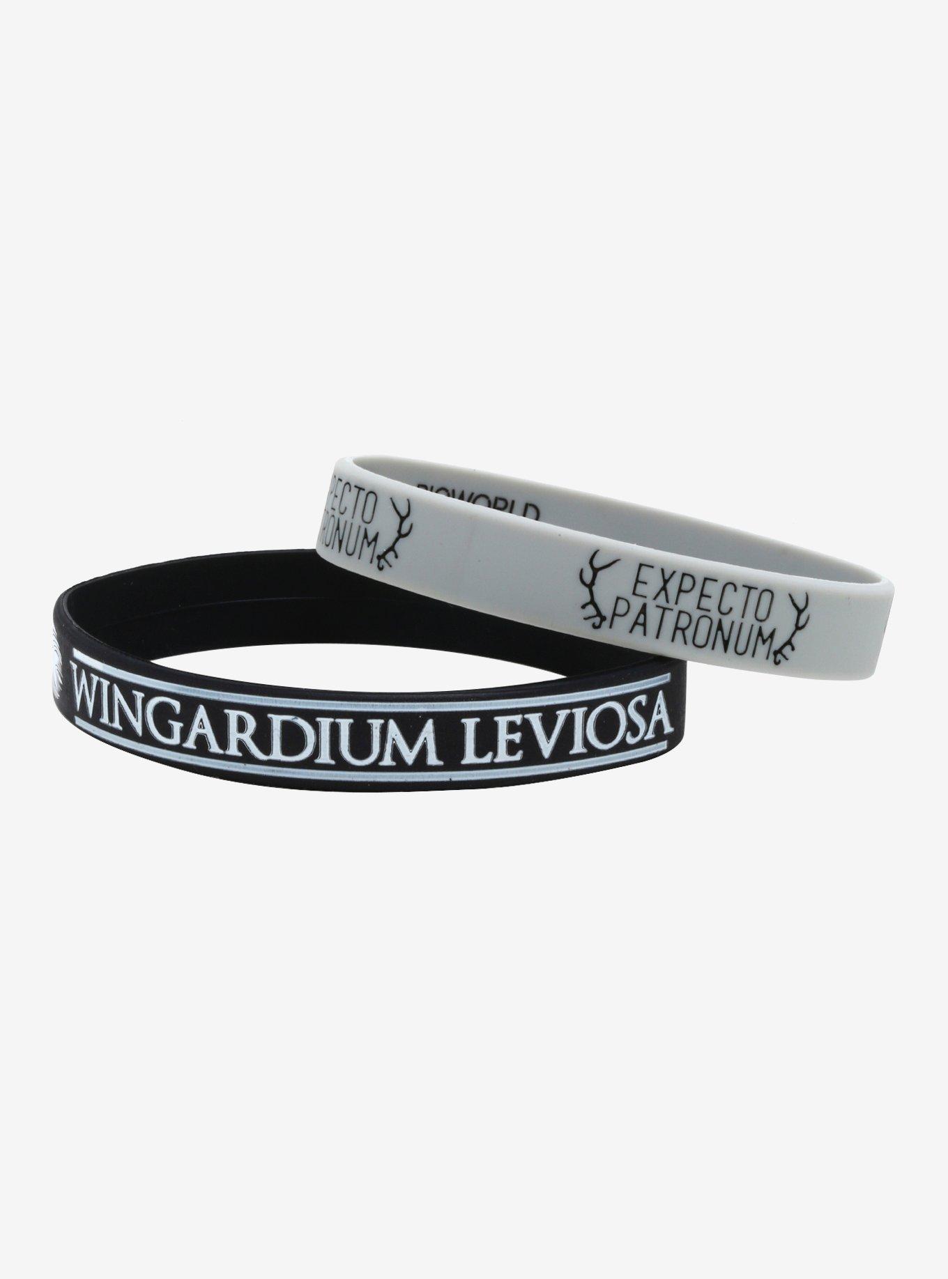 Harry Potter Spells Rubber Bracelet Set, , alternate