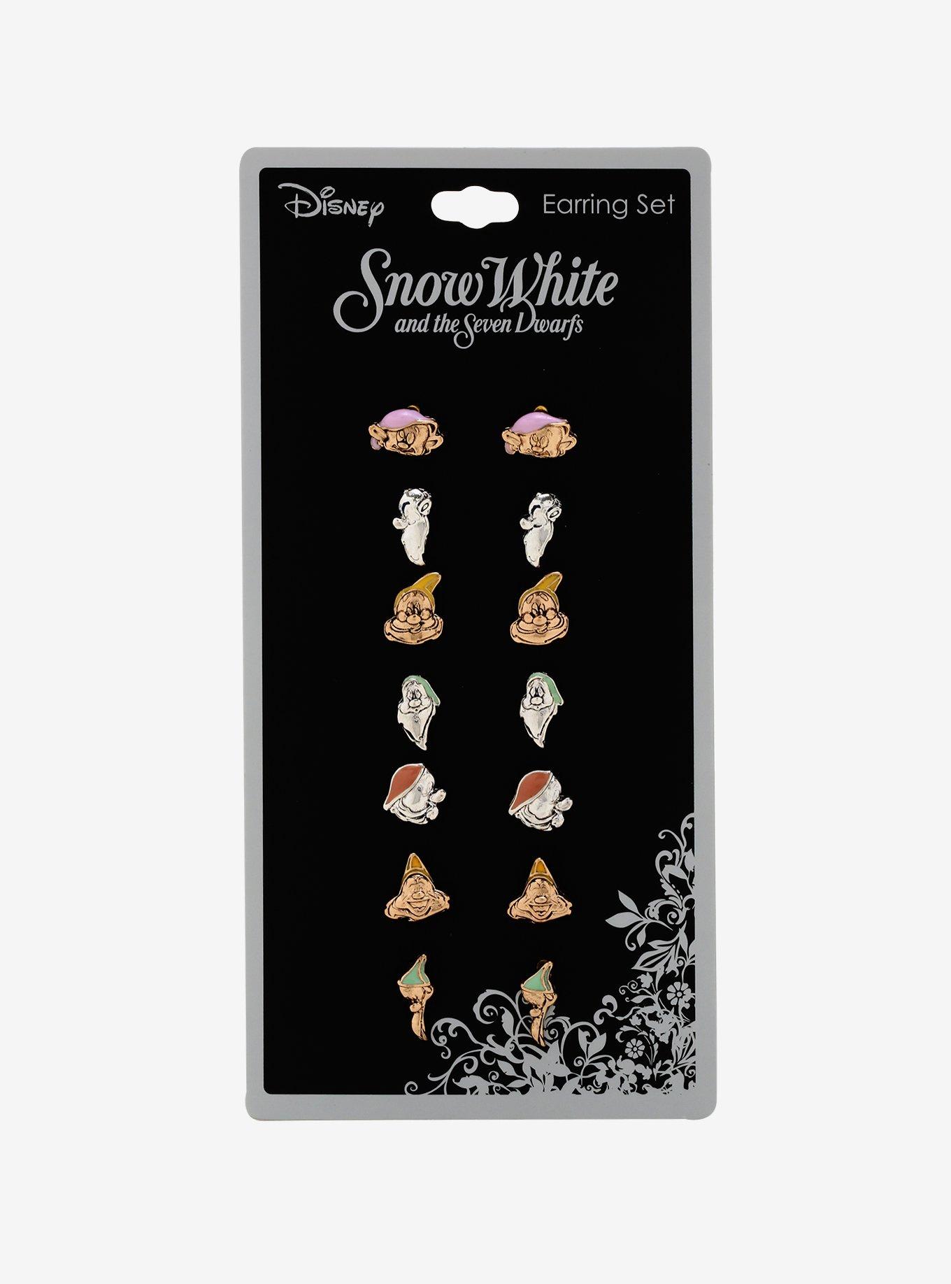 Disney Snow White And The Seven Dwarfs Dwarf Earring Set, , alternate