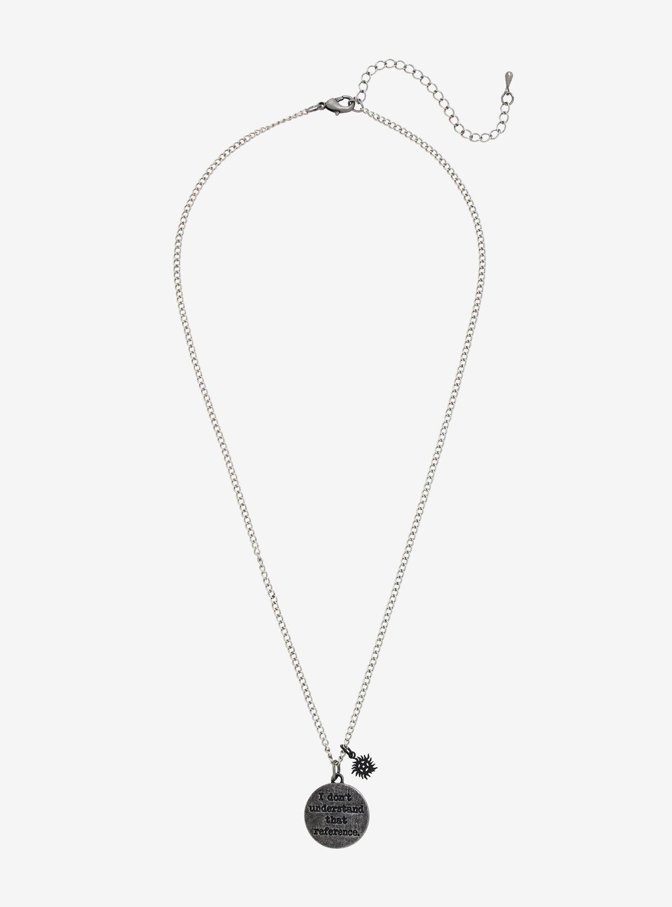 Supernatural Castiel Reference Necklace, , alternate